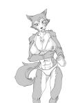 abs anthro beastars big_breasts bodily_fluids bra breasts brush canid canine canis clothed clothing container crossgender cup eorrow eyelashes female fluffy hi_res implied_gender_transformation legoshi_(beastars) mammal mtf_crossgender open_mouth panties reality_shift solo surprise surprised_expression sweat sweatdrop teeth toothbrush underwear underwear_only wolf