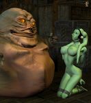  jabba_the_hutt oola return_of_the_jedi star_wars twi&#039;lek 