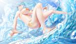  bikini de_mo_ne feet hatsune_miku swimsuits vocaloid 