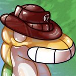  alligator alligatorid animate_inanimate anthro candy clothing cowboy cowboy_hat crocodilian dessert entom food food_creature glitch_productions gummigoo_(tadc) gummy_(food) gummy_creature hat headgear headshot_portrait headwear icon inflatable living_candy living_inflatable lizard male permagrin pool_toy portrait reptile scalie solo the_amazing_digital_circus white_eyes yellow_body 