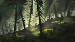  16:9 2020 anthro clothed clothing day detailed_background digital_media_(artwork) dragon forest grass hi_res outside themefinland tree widescreen 