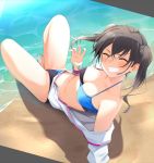  bikini cleavage fed open_shirt sunazuka_akira swimsuits tagme the_idolm@ster the_idolm@ster_cinderella_girls wet 