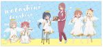  dress gym_uniform himesaka_noa hoshino_hinata hoshino_miyako_(wataten) konomori_kanon shirosaki_hana tagme tanemura_koyori watashi_ni_tenshi_ga_maiorita! wings 