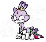  anthro blaze_the_cat bodily_fluids drooling female flat_chested fur humor low_res masturbation mrplow34 purple_body purple_fur saliva solo sonic_the_hedgehog_(series) vaginal vaginal_masturbation 