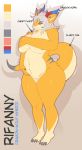  absurd_res aisyah_zaskia_harnny anthro big_breasts blue_eyes blue_horn breasts canid canine canis chubby_female claws curvy_figure digital_media_(artwork) dragon english_text female fluffy fluffy_chest fluffy_tail fur genitals hair harnny hi_res horn hybrid mammal model_sheet non-mammal_breasts nude pussy red_horn scalie simple_background slightly_chubby solo text thick_thighs voluptuous white_body white_fur white_hair wolfandra yellow_body yellow_fur 