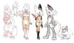  alternate_species animal_genitalia animal_penis anthro bandage breasts bulge canid canine canis claws clothing dark_skin domestic_dog eye_patch eyewear fangs female feral feralized fur genitals hair hi_res human humanoid humanoidized kemono male mammal markings model_sheet multiple_angles multiple_images navel nipple_outline nipples one_eye_obstructed open_mouth paws penis red_eyes red_markings simple_background sketch smile white_background white_body white_fur white_hair yotsuyu 