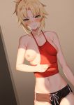  fate/grand_order mordred_(fate) nekosama_shugyouchuu nipples no_bra 