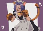  1boy animal_ears blue_hair blush cat_ears kojirou_(pokemon) maid pokemon pokemon_(anime) purple_hair ss26_z team_rocket 