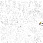  amy_rose blaze_the_cat crossover lopunny marine_the_raccoon metroid milotic pokemon rouge_the_bat sega shadow_the_hedgehog sonic_team sonic_the_hedgehog sonicdash tagme 