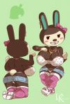  2020 animal_crossing anthro beckoning bedroom_eyes big_breasts blush bow bra breasts brown_body brown_fur brown_nose butt carmen_(animal_crossing) cleavage clothed clothing denim denim_clothing denim_skirt ear_piercing eyelashes female footwear front_view fur gesture half-closed_eyes hand_on_breast huge_breasts kneeling lagomorph leather_straps legwear leokingdom leporid lock long_ears louis_vuitton mammal midriff multicolored_body multicolored_fur narrowed_eyes navel navel_piercing neck_ring nintendo piercing rabbit rear_view seductive shoes short_tail sitting skimpy smile solo stockings thigh_highs thong tooth_gap two_tone_body two_tone_fur underwear video_games visible_thong white_body white_fur 
