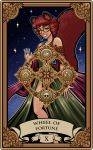  animal_humanoid card casimira_(orannis0) clothing dress english_text eyewear female glasses hi_res humanoid mammal mammal_humanoid rabbyrabbithole rodent rodent_humanoid sciurid sciurid_humanoid solo squirrel_humanoid star tarot_card text wheel_of_fortune_(tarot) 