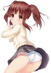  kuroba_aki ogata_chieri pantsu skirt_lift the_idolm@ster the_idolm@ster_cinderella_girls 