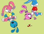  ass_up babs_bunny bow brother buster_bunny clothed clothed_sex clothing crossover cum cum_in_pussy cum_inside doggystyle female from_behind jk lagomorph mammal no_relation orgasm penis pussy rabbit sex sibling sister tiny_toon_adventures tiny_toons warner_brothers yang yin yin_yang_yo 