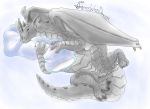  2020 ailuranthropy ambiguous_gender claws digital_media_(artwork) dragon feral horn membrane_(anatomy) membranous_wings scales scalie smile solo spines western_dragon wings 