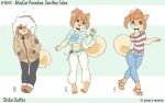  16:10 2020 ambiguous_gender anthro canid canine canis clothed clothing digital_media_(artwork) domestic_dog english_text longdanger mammal smile solo text widescreen young 