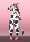  2020 absurd_res ambiguous_gender anthro billie_corneja clothing costume domestic_pig drinking drinking_milk furry_wearing_fursuit fursuit hi_res hooves mammal milk moomaid simple_background solo standing suid suina sus_(pig) 