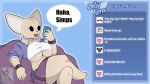  16:9 aggressive_retsuko anthro beady_eyes bean_bag big_breasts bottomwear bracelet brand_name_parody breasts canid canine chat chat_box clothed clothing crop_top crossed_legs curvy_figure dialogue english_text female fennec fenneko fox front_view fur haida hi_res jacket jewelry mammal mario_bros midriff mklancer00 nintendo onlyfans open_mouth open_smile partially_clothed profanity sanrio shirt short_stack simple_background sitting skirt smile solo_focus speech_bubble tan_body tan_fur text thick_thighs three-quarter_view topwear under_boob video_games voluptuous wario widescreen 