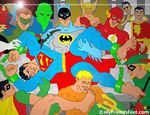  aquaman batman captain_marvel dc flash green_arrow green_lantern hawkman martian_manhunter plastic_man red_tornado robin superman 
