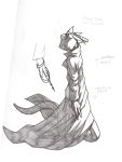  anthro clothed clothing hi_res horn lizard male reptile saruuk scalie simple_background sketch solo white_background 