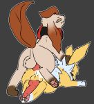  anal anal_penetration animal_genitalia animal_penis anus balls bodily_fluids butt canid canine canine_penis cum cum_in_ass cum_inside duo eeveelution erection fan_character feral from_behind_(disambiguation) fur genital_fluids genitals jolteon knot leafeon male male/male male_penetrated male_penetrating male_penetrating_male mammal nintendo nude orgasm penetration penis pok&eacute;mon pok&eacute;mon_(species) sex simple_background video_games yetinsane 