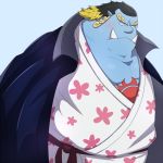  1:1 2017 anthro blue_body clothing emufu fish-men_(one_piece) jinbe kemono male marine one_piece overweight overweight_anthro overweight_male robe simple_background solo 