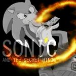  1:1 2013 anthro biped black_background clothing english_text eulipotyphlan fire footwear gloves gold_ring handwear hedgehog jam8686 low_res male mammal ring shoes simple_background smile solo sonic_and_the_secret_rings sonic_storybook_series sonic_the_hedgehog sonic_the_hedgehog_(series) text 