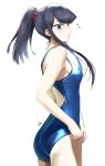 1girl ass competition_swimsuit highres komi-san_wa_komyushou_desu komi_shouko mitsugu one-piece_swimsuit school_swimsuit swimsuit 
