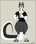  anthro callmedaddy canid canine canis clothed clothing domestic_dog furgonomics hi_res husky hybrid lex_(dragonicious) long_tail male mammal nordic_sled_dog notebook paws shirt solo spitz t-shirt thick_tail thick_thighs topwear 