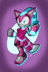  abstract_background android anthro canid canine canis clothing digital_media_(artwork) dress fan_character female glowing gynomorph_(lore) hair hi_res jaynatorburudragon kate_the_mecha-wolf machine mammal metallic_body pink_body ponytail robot signature solo sonic_the_hedgehog_(series) trans_(lore) trans_woman_(lore) wolf 