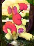  animal_genitalia animal_pussy apple_bloom_(mlp) bodily_fluids equine_anus equine_pussy female feral friendship_is_magic genital_fluids genitals hasbro hi_res my_little_pony not_texmex peeing pussy solo urine young 