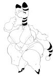  2020 4_fingers ampharos amy_(meirdent) anthro areola areola_slip armwear belly big_breasts black_and_white breasts cleavage clothed clothing dress ear_piercing elbow_gloves eyelashes female fingers footwear fur gloves hair handwear high_heels huge_breasts jewelry long_neck looking_aside mammal meirdent monochrome navel necklace nintendo overweight overweight_anthro overweight_female piercing pok&eacute;mon pok&eacute;mon_(species) shoes sketch solo standing thick_thighs video_games wide_hips 