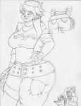  activision anthro bandicoot big_breasts big_butt breasts butt clothed clothing crash_bandicoot crash_bandicoot_(series) curvaceous curvy_figure domestic_cat felid feline felis female group hi_res krocial_(krocialblack) krocialblack lipstick makeup mammal marsupial piercing pirate_tawna smile standing tawna_bandicoot thick_thighs video_games voluptuous wide_hips 