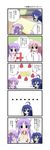  5koma aotan_nishimoto comic highres hiiragi_kagami hiiragi_tsukasa izumi_konata lucky_star mole mole_under_eye multiple_girls purple_hair takara_miyuki translated 
