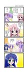  4koma aotan_nishimoto comic hiiragi_kagami hiiragi_tsukasa izumi_konata lucky_star mole mole_under_eye multiple_girls purple_hair takara_miyuki translated 