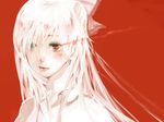  bad_id bad_pixiv_id fujiwara_no_mokou glowing glowing_eye lips ojo_(rabu360) pale_skin red smile solo touhou 