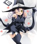  blair blush hat heart hearts smile soul_eater wink witch_hat zinger_(excess_m) 