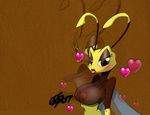  &lt;3 antennae arthropod banjo-kazooie banjo-tooie bee breasts female green_eyes honey_b insect looking_at_viewer neterg nipples nude unknown_artist wings 