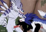  aledon_rex digimon monster_rancher tiger weregarurumon 