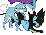  all_fours ambiguous_gender animated balls black_body blue_body digital_media_(artwork) doggystyle duo feral from_behind_position genitals iltedeliu legendary_pok&eacute;mon low_res luxray male male/ambiguous nintendo open_mouth penis pixel_(artwork) pixel_animation pok&eacute;mon pok&eacute;mon_(species) quadruped red_nose sex short_playtime suicune tongue tongue_out video_games 
