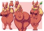  2020 anthro anus big_breasts big_butt blush breasts butt eeveelution female flareon genitals hand_on_butt hi_res huge_breasts huge_butt mrsk nintendo nipples nude open_mouth pok&eacute;mon pok&eacute;mon_(species) purple_eyes pussy solo video_games 