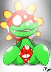  2019 balls bulge butt clothed clothing elemental_creature eyeless fangs flora_fauna genitals green_body green_butt green_lips hi_res leaf lips looking_at_viewer male mario_bros multicolored_body nintendo not_furry penis petey_piranha piranha_plant plant presenting presenting_bulge presenting_hindquarters red_body sharp_teeth sitting smile solo spread_legs spreading teeth tepigfan101 thick_lips underwear video_games white_body 