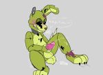  animatronic anthro balls bodily_fluids breath broken_arm broken_bone cum cum_on_penis drooling ejaculation exposed_bone exposed_brain five_nights_at_freddy&#039;s flesh freddy_fazbear&#039;s_pizzeria_simulator fur genital_fluids genitals green_body green_fur hole_(disambiguation) lagomorph leporid looking_pleasured machine male mammal masturbation orgasm orgasm_face panting penile penile_masturbation penis pink_penis rabbit robot saliva scut_tail shaking simple_background solo springtrap_(fnaf) tailwag trembling unknown_artist vein veiny_penis video_games white_eyes 