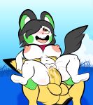  &lt;3 &lt;3_eyes 2020 angela_ra anthro anthro_on_anthro anthro_penetrated anthro_penetrating anthro_penetrating_anthro baby_pok&eacute;mon balls bandanna bandanna_only being_carried big_balls big_breasts big_nipples big_penis black_body black_fur black_hair black_nose blush bodily_fluids breasts buckteeth clitoris cum cum_from_pussy cum_in_pussy cum_inside cum_on_penis cum_splatter cumshot dipstick_ears ejaculation emolga erection female female_on_top female_penetrated fur genital_fluids genitals green_body green_cheeks green_fur green_inner_ear hair hand_on_stomach interspecies kerchief kerchief_only looking_up lying male male/female male_on_bottom male_penetrating male_penetrating_female mostly_nude multicolored_ears nintendo nipples nude on_back on_bottom on_ground on_top open_mouth orgasm outside penetration penis pichu pink_nipples pok&eacute;mon pok&eacute;mon_(species) puffchu pussy_juice red_bandanna red_kerchief reverse_cowgirl_position sex softestpuffss spread_legs spreading teeth vaginal vaginal_penetration video_games white_body white_fur white_inner_ear yellow_balls yellow_body yellow_fur yellow_penis 