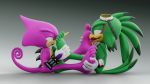  16:9 5_toes accipitrid accipitriform anthro avian bird chameleon duo espio_the_chameleon feet feetymcfoot foot_fetish foot_lick foot_play hi_res humanoid_feet jet_the_hawk licking lizard male male/male reptile scalie smelling_feet sonic_riders sonic_the_hedgehog_(series) toes tongue tongue_out widescreen 