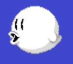  2020 ambiguous_gender black_eyes blue_background boo_(mario) digital_media_(artwork) floating ghost low_res mario_bros meme nintendo not_furry open_mouth pixel_(artwork) pogchamp poloblue reaction_image simple_background solo spirit twitch.tv video_games white_body 