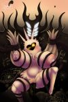  absurd_res ambiguous_gender anthro arthropod big_breasts blush bodily_fluids breasts darky duo english_text female genital_fluids genitals hi_res hollow_knight huge_breasts insect inverted_nipples lepidopteran milk moth mouthless nipples penetration pussy pussy_juice radiance_(hollow_knight) shade_lord_(hollow_knight) team_cherry tentacles text vaginal vaginal_penetration video_games yellow_eyes 