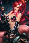  bikini_top cameltoe cleavage gun nudtawut_thongmai swimsuits tengen_toppa_gurren_lagann thighhighs yoko 