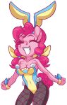  2020 absurd_res alpha_channel clothed clothing digital_media_(artwork) equid equine eyebrows eyelashes eyes_closed female friendship_is_magic grin hasbro hi_res mammal my_little_pony pinkie_pie_(mlp) simple_background sketchy_skylar smile solo transparent_background 