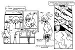  absurd_res afuckingcamel-zenge-art_(artist) avian black_and_white clothed clothing comic crasberry dialogue english_text female hi_res hylotl kenta_(afuckingcamel) male monochrome planet spacecraft starbound text vehicle video_games 
