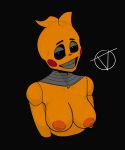  2020 absurd_res animatronic avian big_breasts breasts digital_drawing_(artwork) digital_media_(artwork) female five_nights_at_freddy&#039;s five_nights_at_freddy&#039;s_2 half-closed_eyes hi_res humanoid looking_at_viewer machine narrowed_eyes nipples nude robot smile solo toy_chica_(fnaf) vaalgarth video_games 